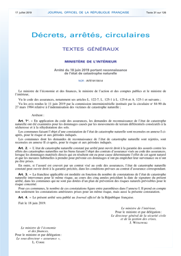 JOURNAL OFFICIEL DE LA RÉPUBLIQUE FRANÇAISE Texte 31 Sur 126