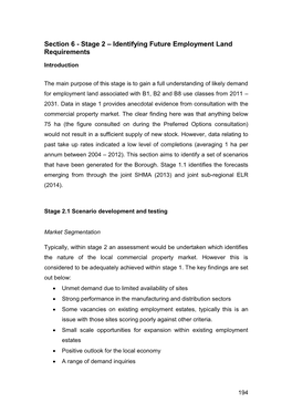 Employment Land Review 2014