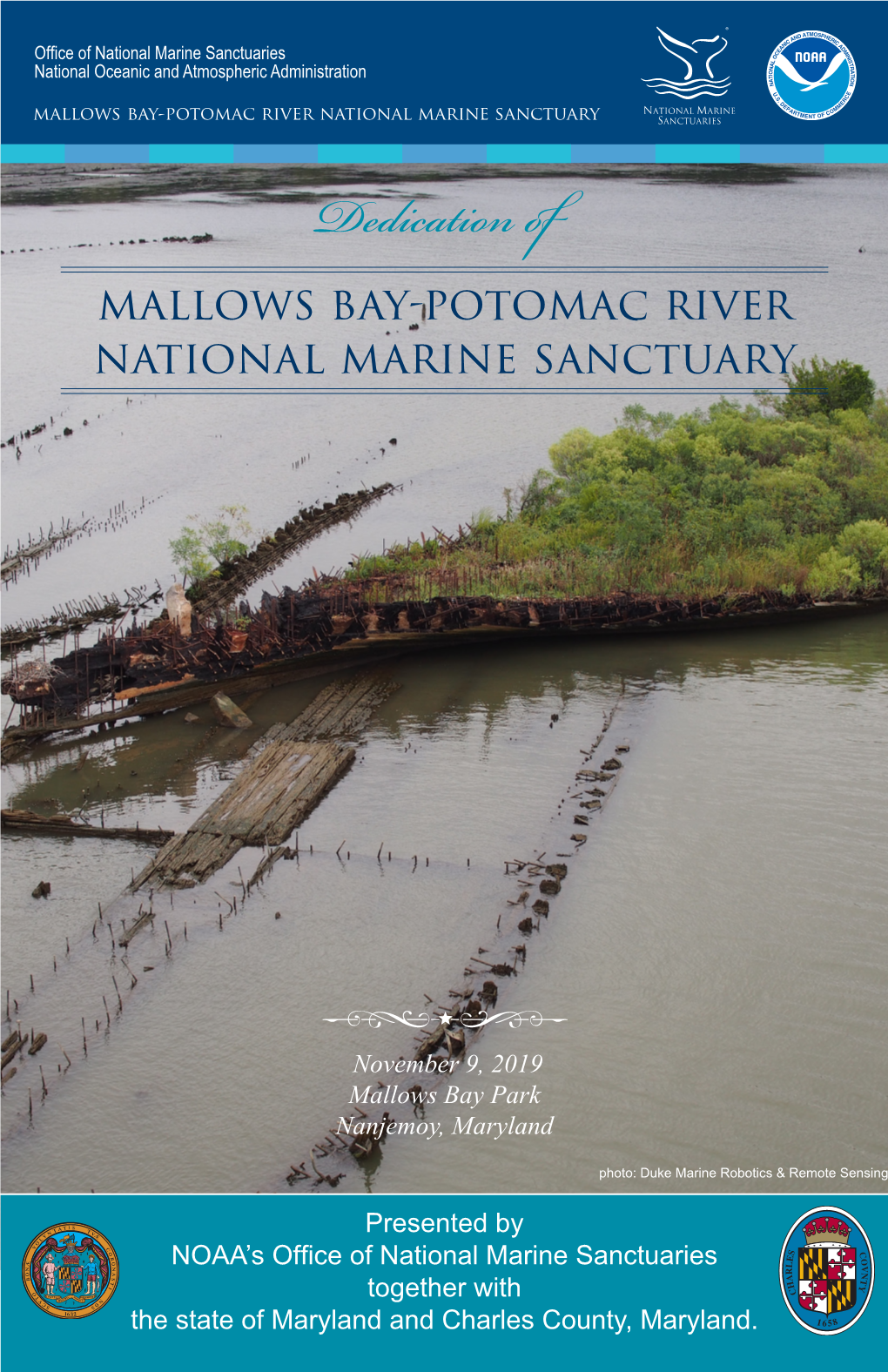 Dedication of Mallows Bay-Potomac River National Marine Sanctuary