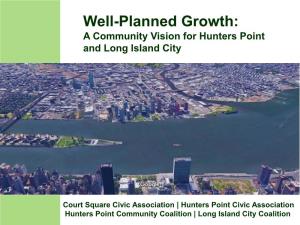 Well-Planned Growth for Hunters Point and Long Island City
