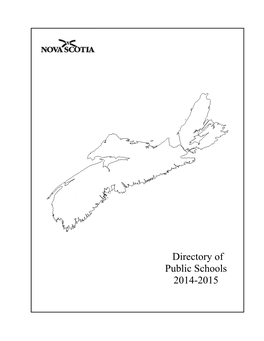 Directory of Public Schools 2014-2015