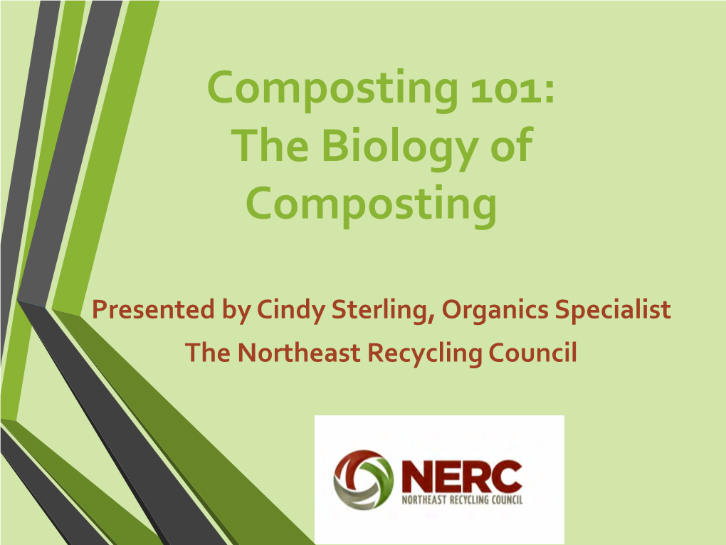 Composting 101: the Biology of Composting