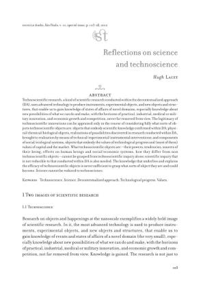 Reflections on Science and Technoscience