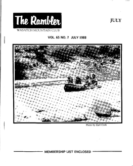 Vol. 65 No. 7 July 1988