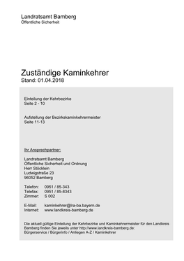 Zuständige Kaminkehrer