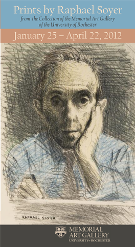 Prints by Raphael Soyer