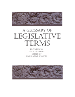 Legislative Terms