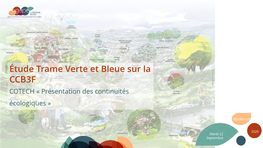 Présentation Des Continuités Écologiques 22.09.2020