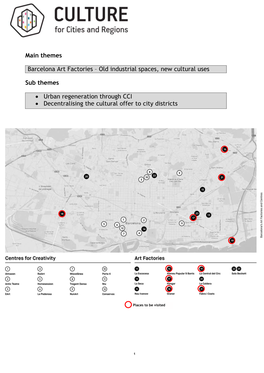 Themes Barcelona Art Factories