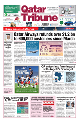 Qatar Airways Refunds Over $1.2 Bn to 600,000 Customers Since March