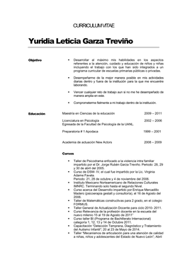 Yuridia Leticia Garza Treviño
