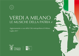 Verdi a Milano Le Musiche Della Patria