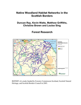 Forest Habitat Networks in the Scottish Borders ______17 7