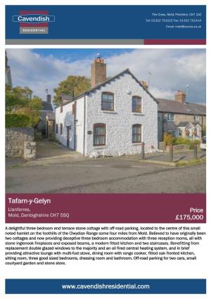 Tafarn-Y-Gelyn Llanferres, Price Mold, Denbighshire CH7 5SQ £175,000