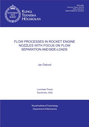 Flow Processes in Rocket Engine Nozzles with Focus on Flow Separation and Side-Loads