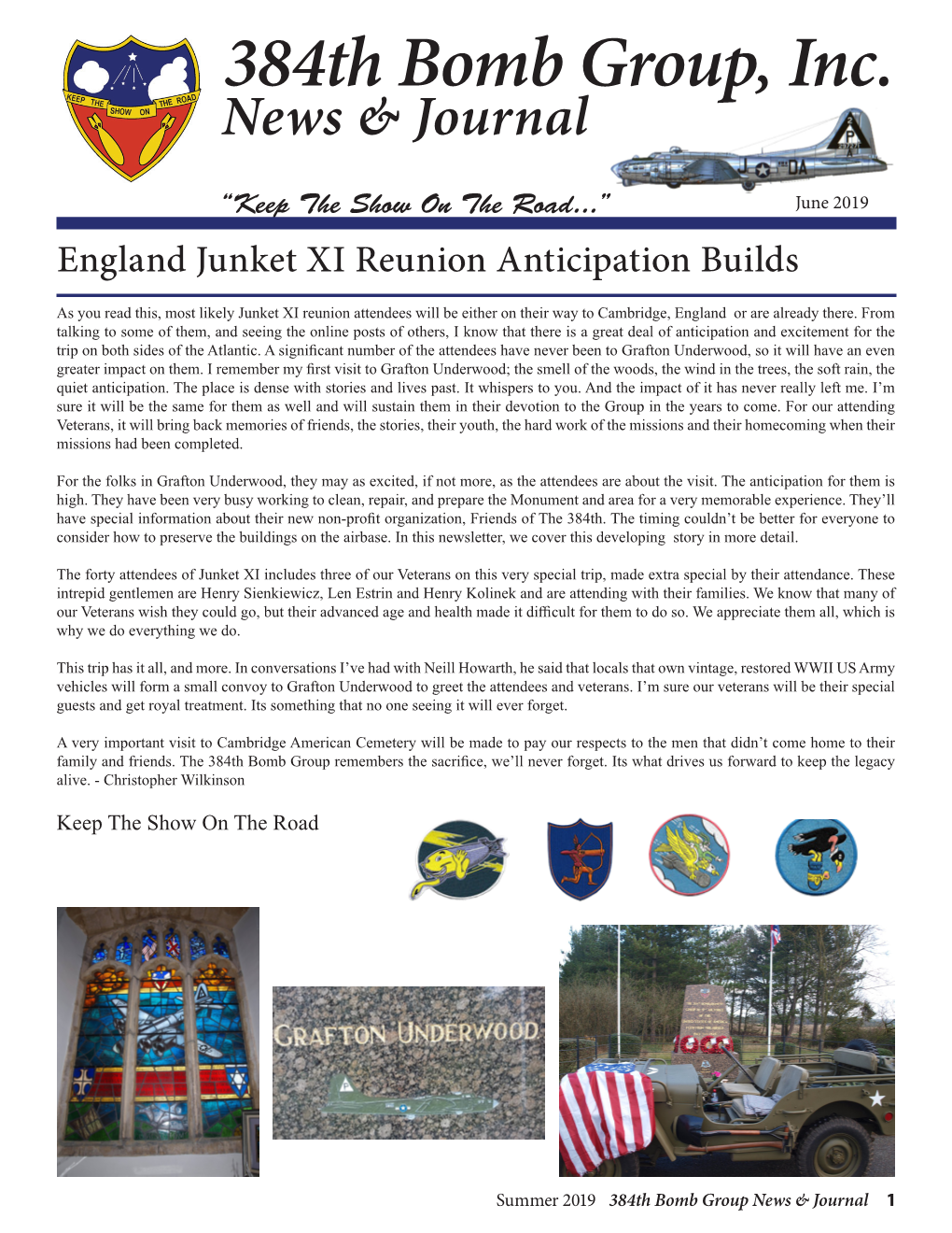 384Th Bomb Group, Inc. News & Journal