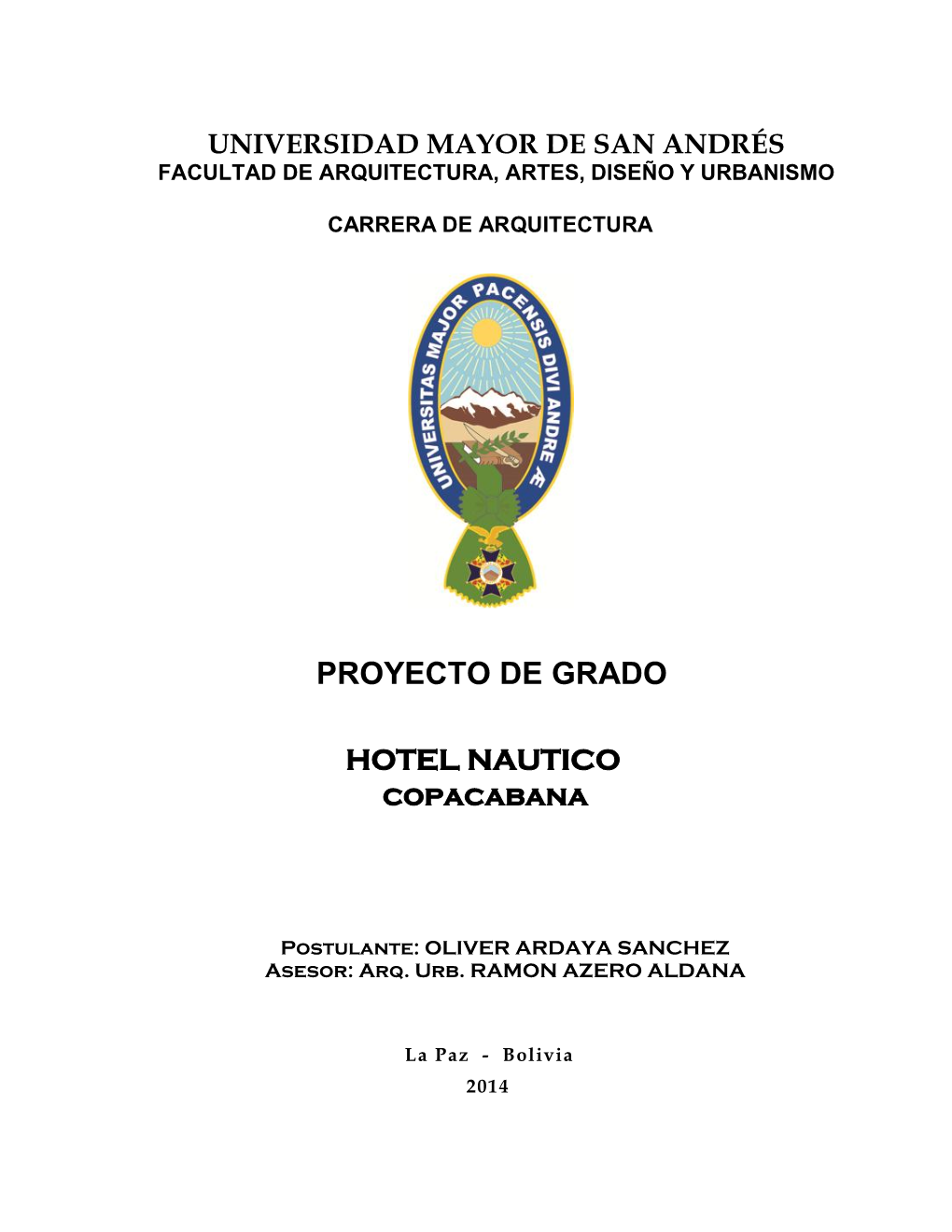 Proyecto De Grado