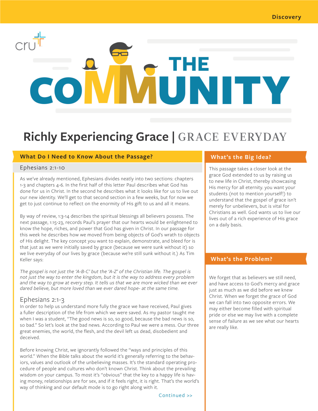 Richly Experiencing Grace | GRACE EVERYDAY