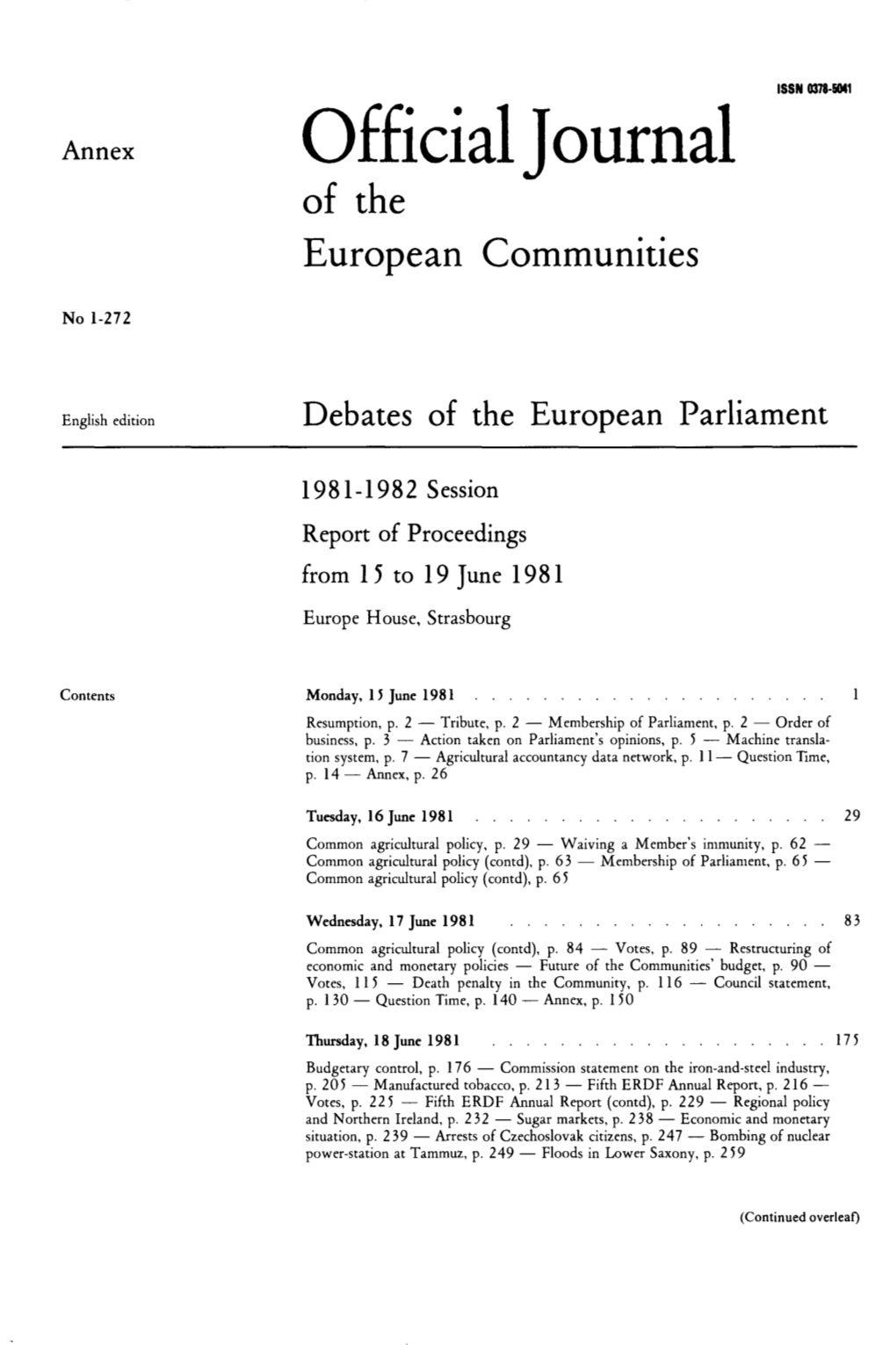 Official Journal of the European Communities