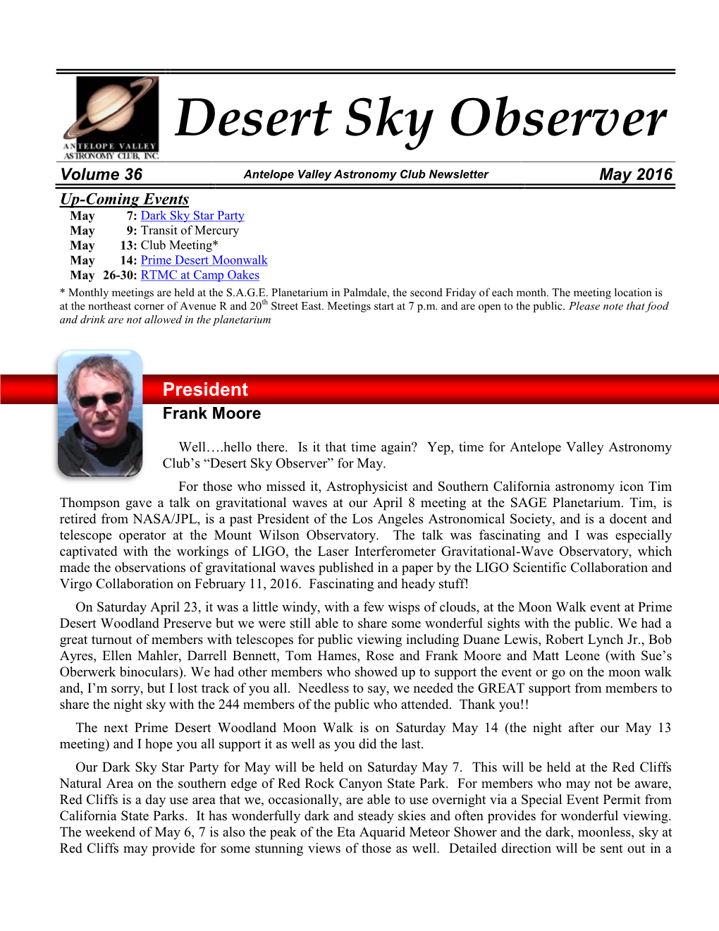 The Desert Sky Observer