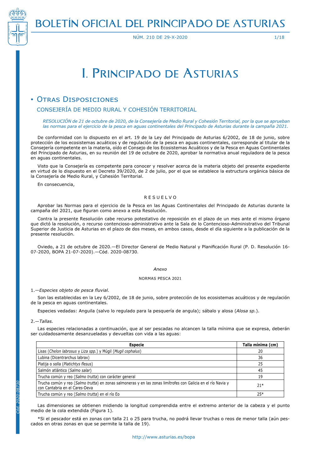 Boletín Oficial Del Principado De Asturias