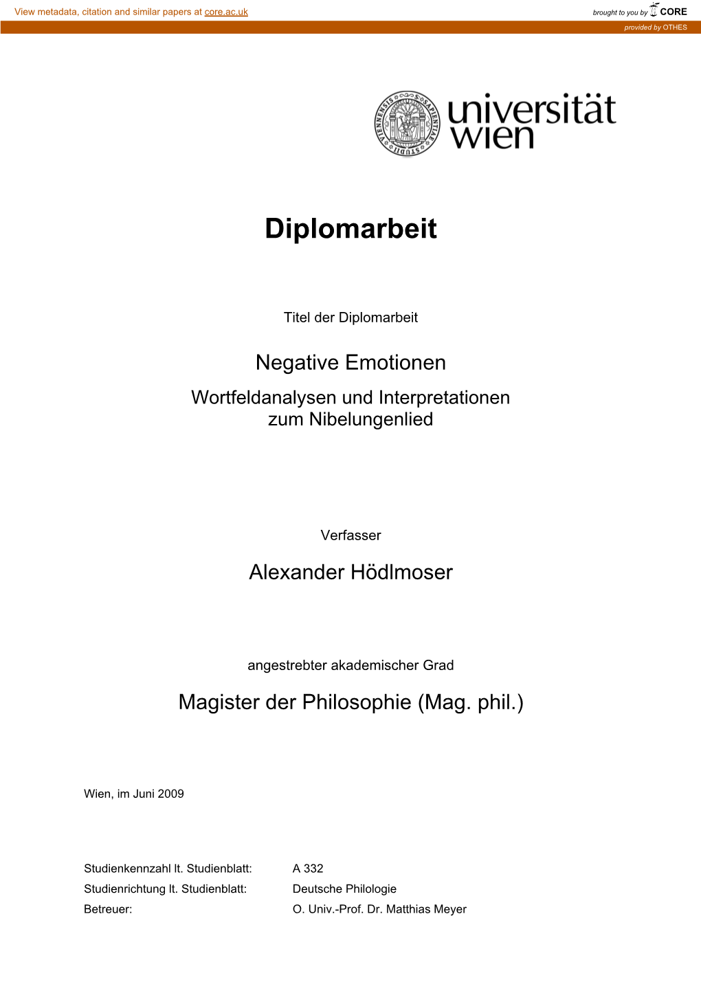 Diplomarbeit