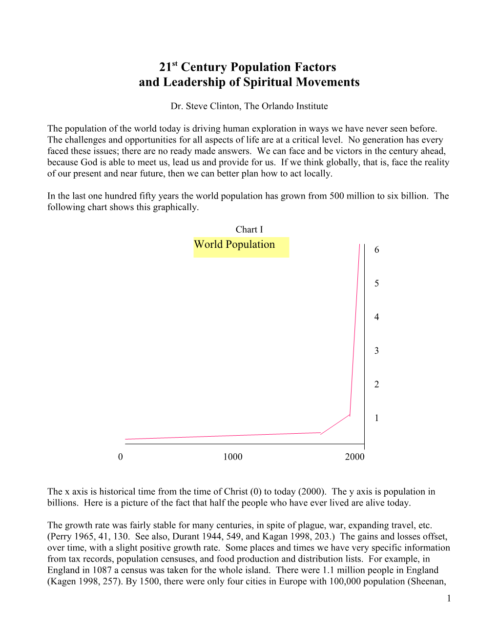 Population Factors and Leadership of Spiritual Movements