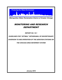 Monitoring and Research Department