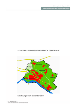 Stadt-Umland-Konzept Der Region Geesthacht