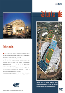 Stadium Australia Case Study