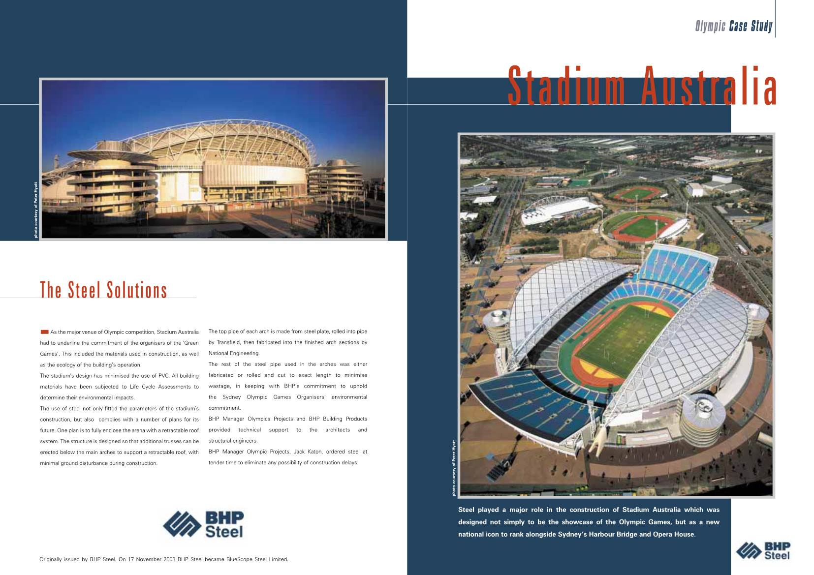 Stadium Australia Case Study
