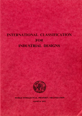 International Classification for Industrial Designs (Locarno Class)