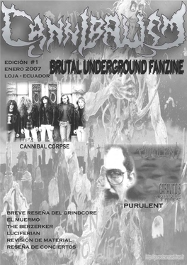 Cannibalism Brutal Underground Fanzine