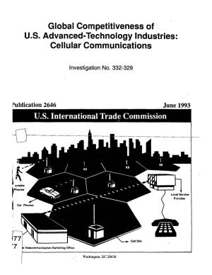 Global Competitiveness of US Advanced-Technology Industries