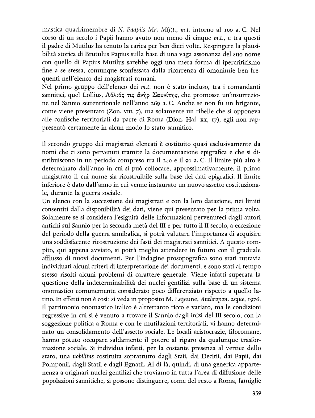 Adriano La Regina, I Sanniti, in "Italia. Omnium Terrarum Parens"