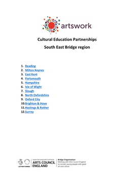 Cultural Education Partnerships South East Bridge Region