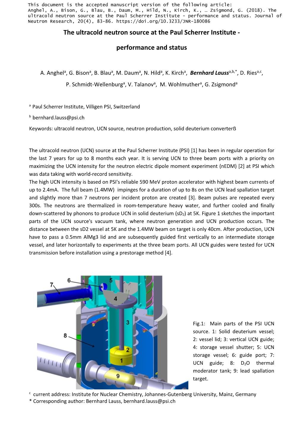 The Ultracold Neutron Source at the Paul Scherrer Institute - Performance and Status