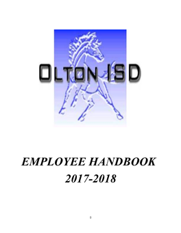 Employee Handbook 2017-2018