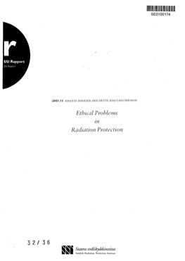 Ethical Problems Radiation Protection