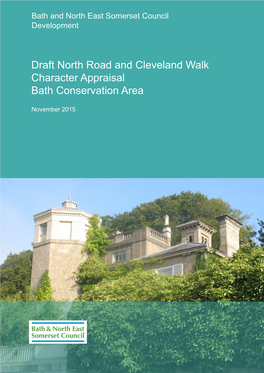 Draft North Road and Cleveland Walk Character Appraisal Bath Conservation Area