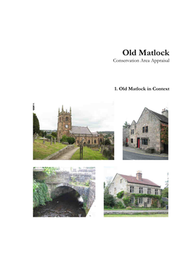 Old Matlock Conservation Area Appraisal