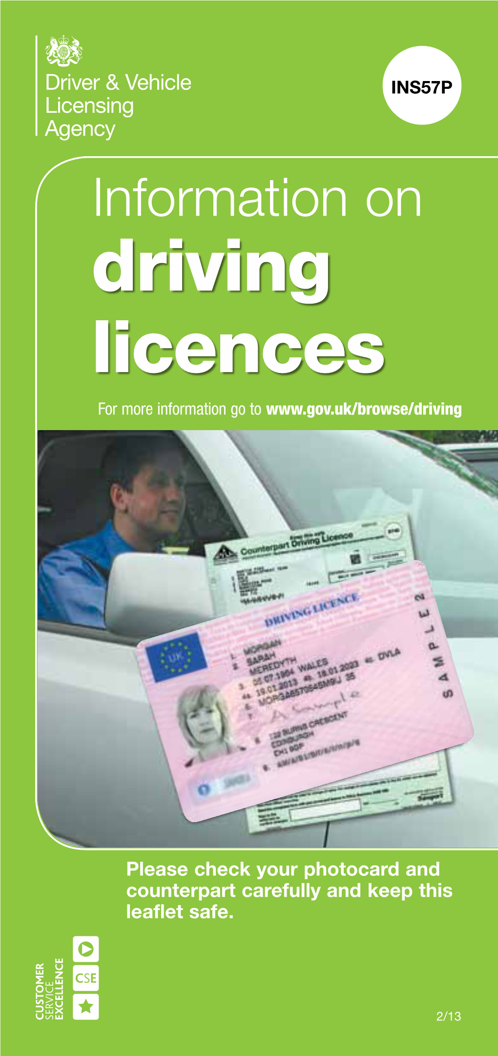 Driving Licences for More Information Go To