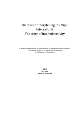 The Story of Intersubjectivity