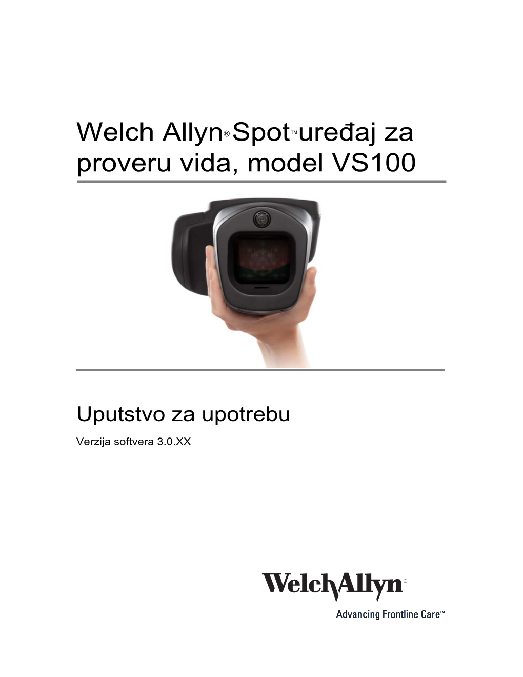 Welch Allyn® Spot™Uređaj Za Proveru Vida, Model VS100