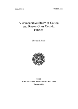 A Comparative Study of Cotton and Rayon Glass Curtain Fabrics