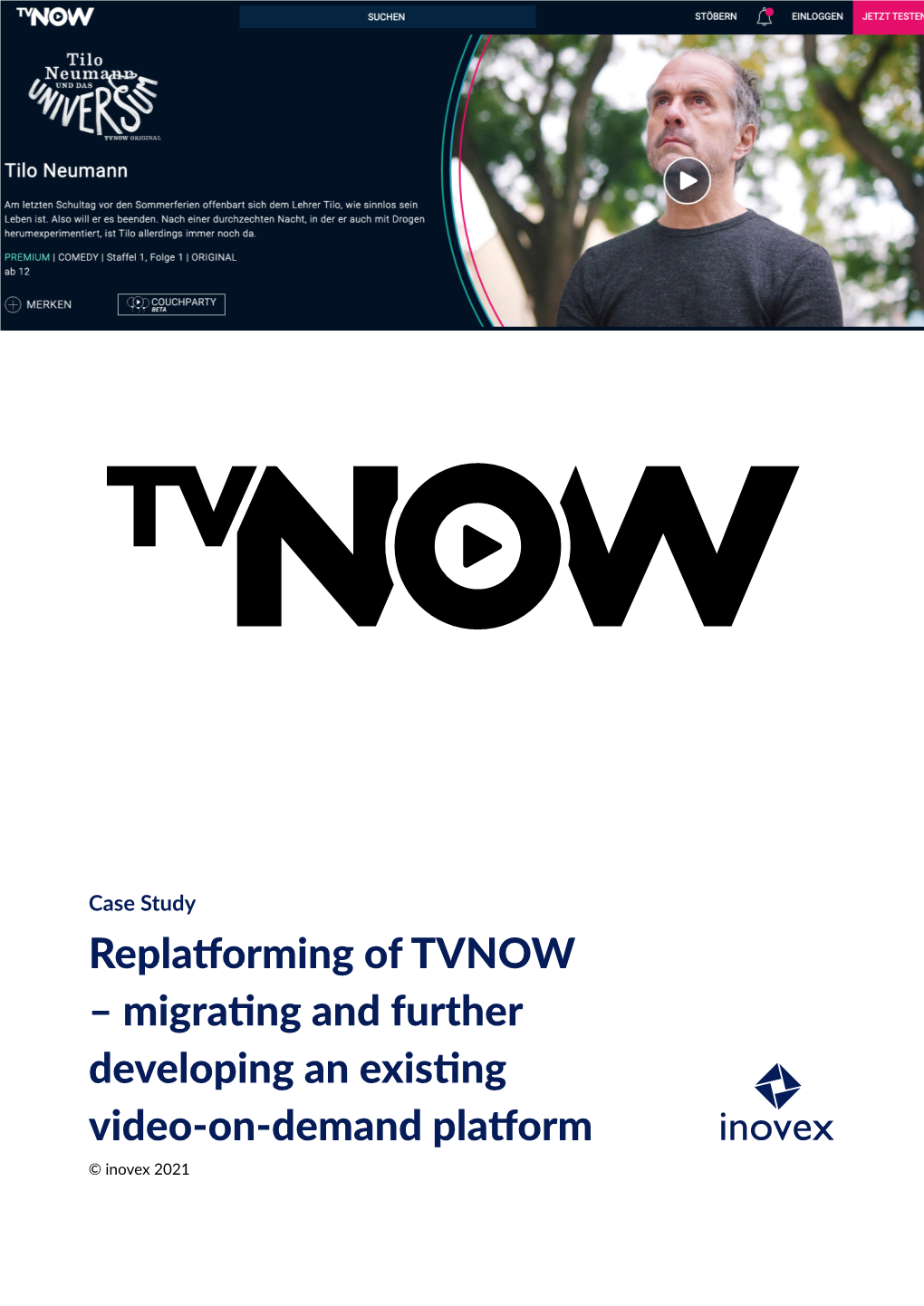 Replatforming of TVNOW – Migrating and Further Developing an Existing
