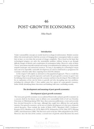 46 Post-Growth Economics
