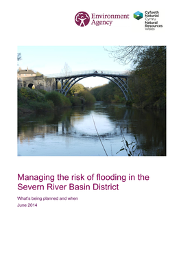 Managing the Risk of Flooding in the Severn River Basin District