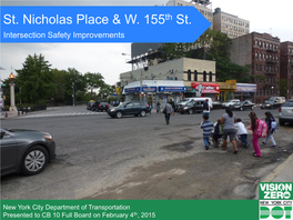 St. Nicholas Place & W. 155Th