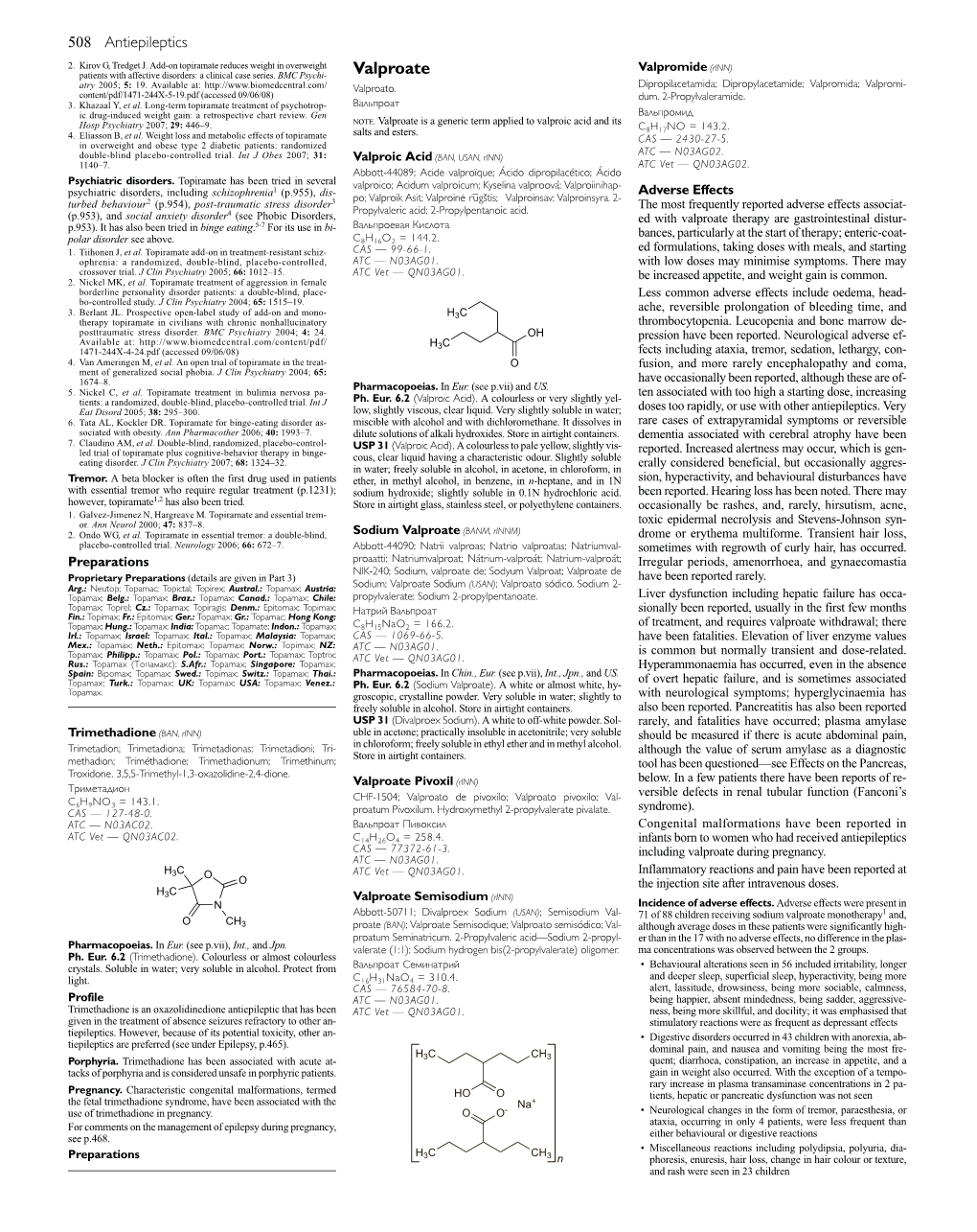 Valproate Atry 2005; 5: 19